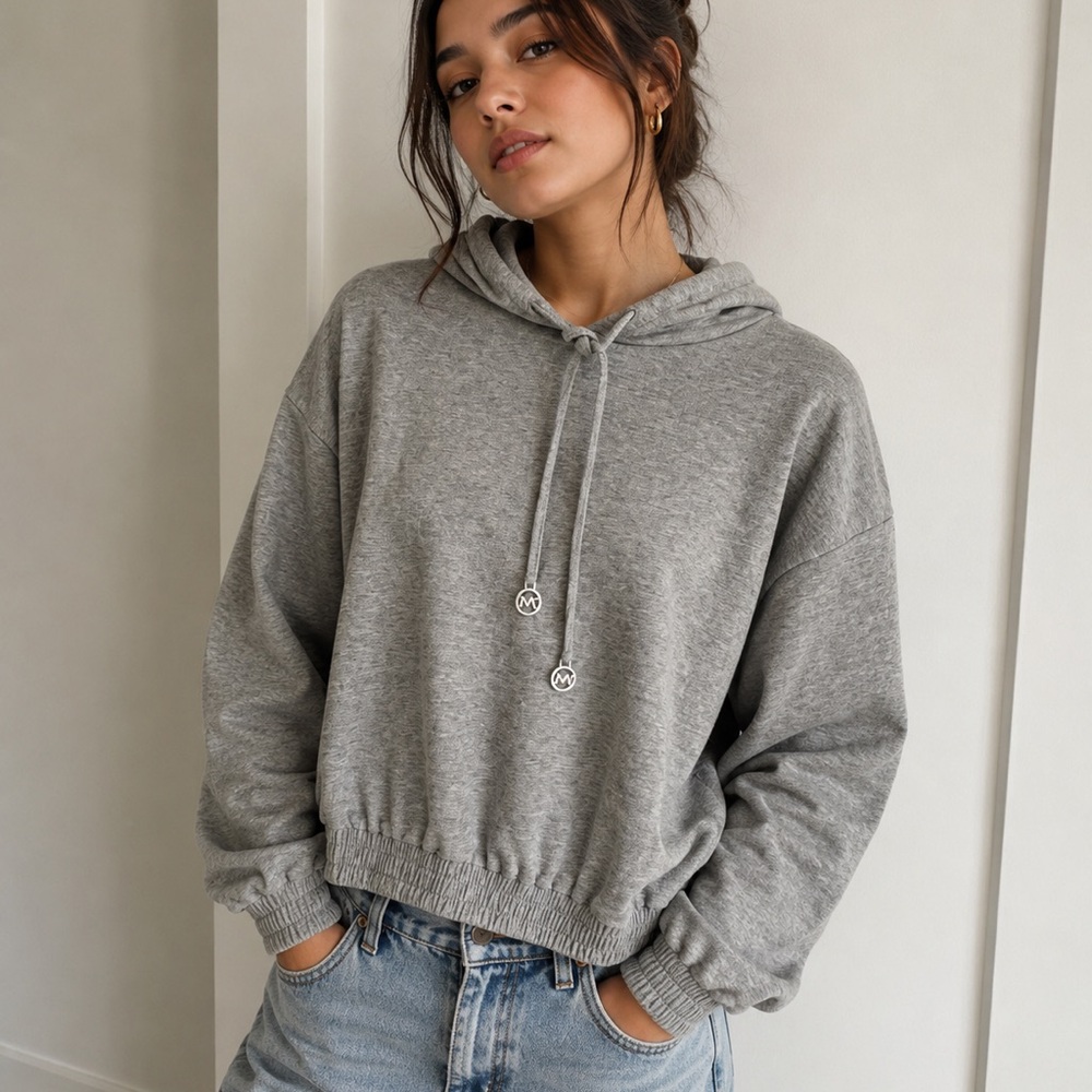 Michael Kors Cropped Hoodie, NWOT